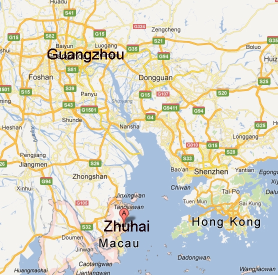 Zhuha Location